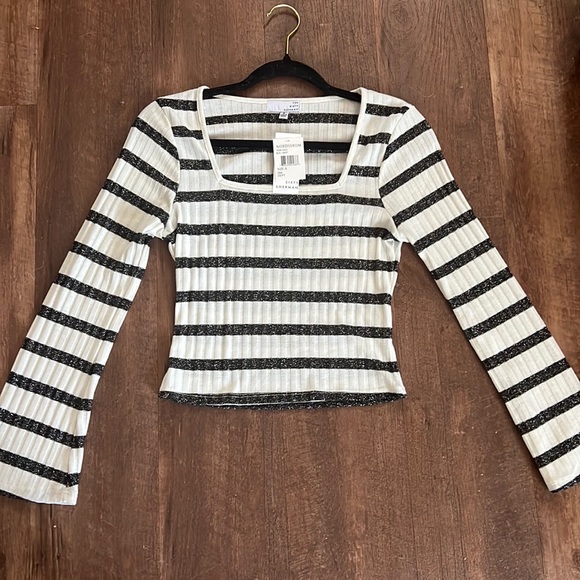 Ten Sixty Sherman Tops - NWT TEN SIXTY SHERMAN Stripe Crop Top Size Small